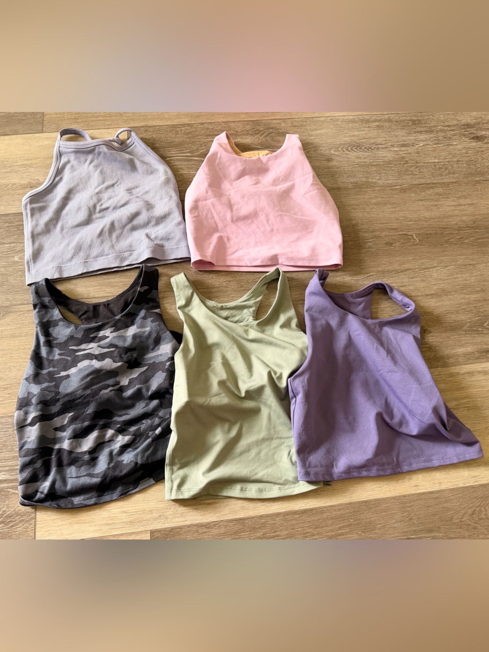 Girls Tank Top Bra Bundle - Size Medium
